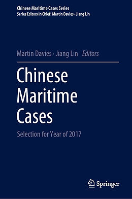 Livre Relié Chinese Maritime Cases de 