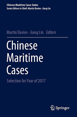 Couverture cartonnée Chinese Maritime Cases de 