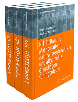 Fester Einband HÜTTE Set: Grundlagen für Ingenieure von 