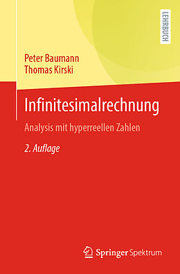 Kartonierter Einband Infinitesimalrechnung von Peter Baumann, Thomas Kirski