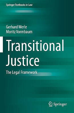 Couverture cartonnée Transitional Justice de Moritz Vormbaum, Gerhard Werle