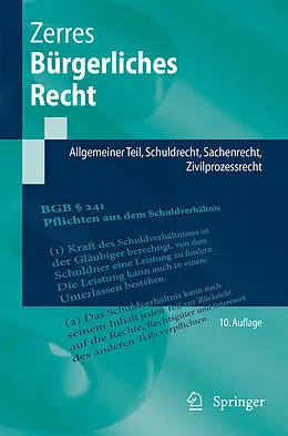 E-Book (pdf) Bürgerliches Recht von Thomas Zerres