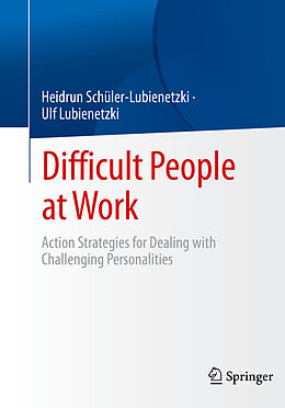 Couverture cartonnée Difficult People at Work de Ulf Lubienetzki, Heidrun Schüler-Lubienetzki