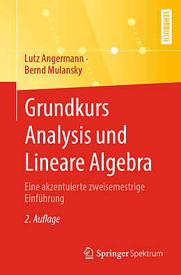 Kartonierter Einband Grundkurs Analysis und Lineare Algebra von Lutz Angermann, Bernd Mulansky