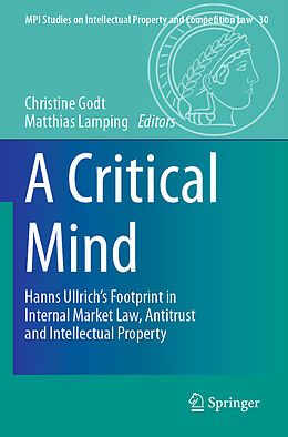 Couverture cartonnée A Critical Mind de 