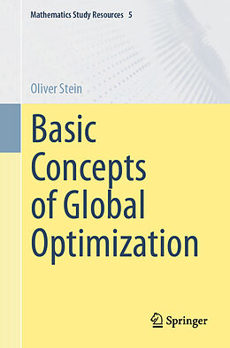 Couverture cartonnée Basic Concepts of Global Optimization de Oliver Stein