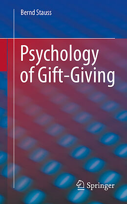 Couverture cartonnée Psychology of Gift-Giving de Bernd Stauss