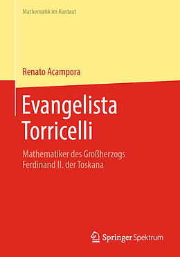 Kartonierter Einband Evangelista Torricelli von Renato Acampora