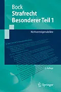 E-Book (pdf) Strafrecht Besonderer Teil 1 von Dennis Bock