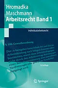 E-Book (pdf) Arbeitsrecht Band 1 von Wolfgang Hromadka, Frank Maschmann