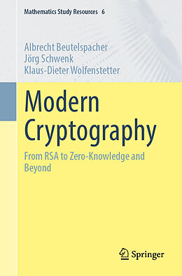 Couverture cartonnée Modern Cryptography de Albrecht Beutelspacher, Jörg Schwenk, Klaus-Dieter Wolfenstetter