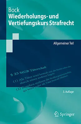 E-Book (pdf) Wiederholungs- und Vertiefungskurs Strafrecht von Dennis Bock