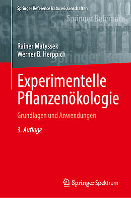 Fester Einband Experimentelle Pflanzenökologie von Rainer Matyssek, Werner B. Herppich