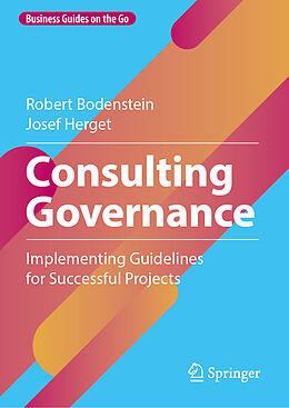 Livre Relié Consulting Governance de Josef Herget, Robert Bodenstein