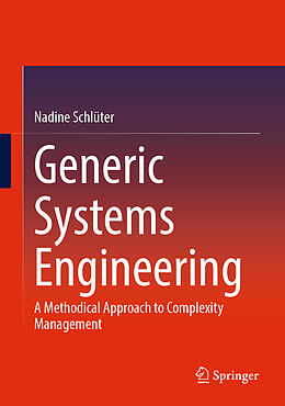 Livre Relié Generic Systems Engineering de Nadine Schlüter