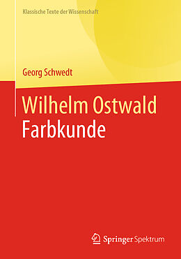Kartonierter Einband Wilhelm Ostwald von Georg Schwedt