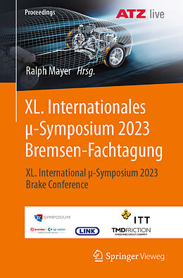 Couverture cartonnée XL. Internationales -Symposium 2023 Bremsen-Fachtagung de 