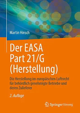 E-Book (pdf) Der EASA Part 21/G (Herstellung) von Martin Hinsch