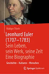 Fester Einband Leonhard Euler (1707-1783) von Rüdiger Thiele