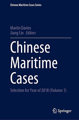 Livre Relié Chinese Maritime Cases de 