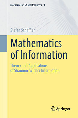 Couverture cartonnée Mathematics of Information de Stefan Schäffler