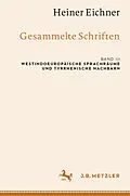 E-Book (pdf) Heiner Eichner: Gesammelte Schriften von Heiner Eichner