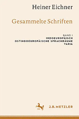 E-Book (pdf) Heiner Eichner: Gesammelte Schriften von Heiner Eichner
