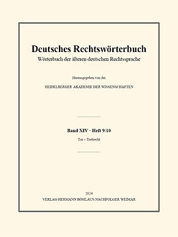 E-Book (pdf) Deutsches Rechtswörterbuch von 