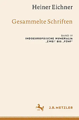 E-Book (pdf) Heiner Eichner: Gesammelte Schriften von Heiner Eichner