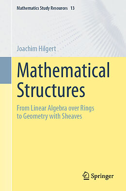 Couverture cartonnée Mathematical Structures de Joachim Hilgert