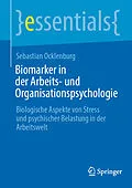 E-Book (pdf) Biomarker in der Arbeits- und Organisationspsychologie von Sebastian Ocklenburg