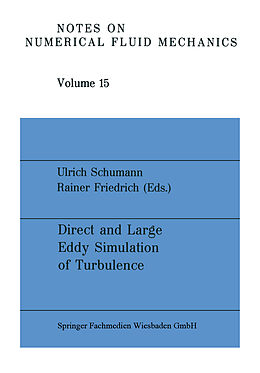 Kartonierter Einband Direct and Large Eddy Simulation of Turbulence von NA Schumann