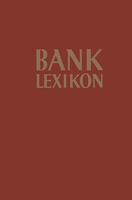 E-Book (pdf) Bank-Lexikon von Gerhard Müller, Josef Löffelholz