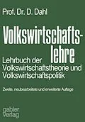 E-Book (pdf) Volkswirtschaftslehre von Dieter Dahl