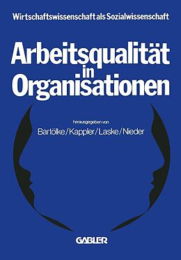 E-Book (pdf) Arbeitsqualität in Organisationen von NA Bartölke