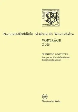 E-Book (pdf) Europäisches Wirtschaftsrecht und Europäische Integration von Bernhard Grossfeld