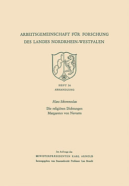 Kartonierter Einband Die religiösen Dichtungen Margaretes von Navarra von Hans Sckommodau