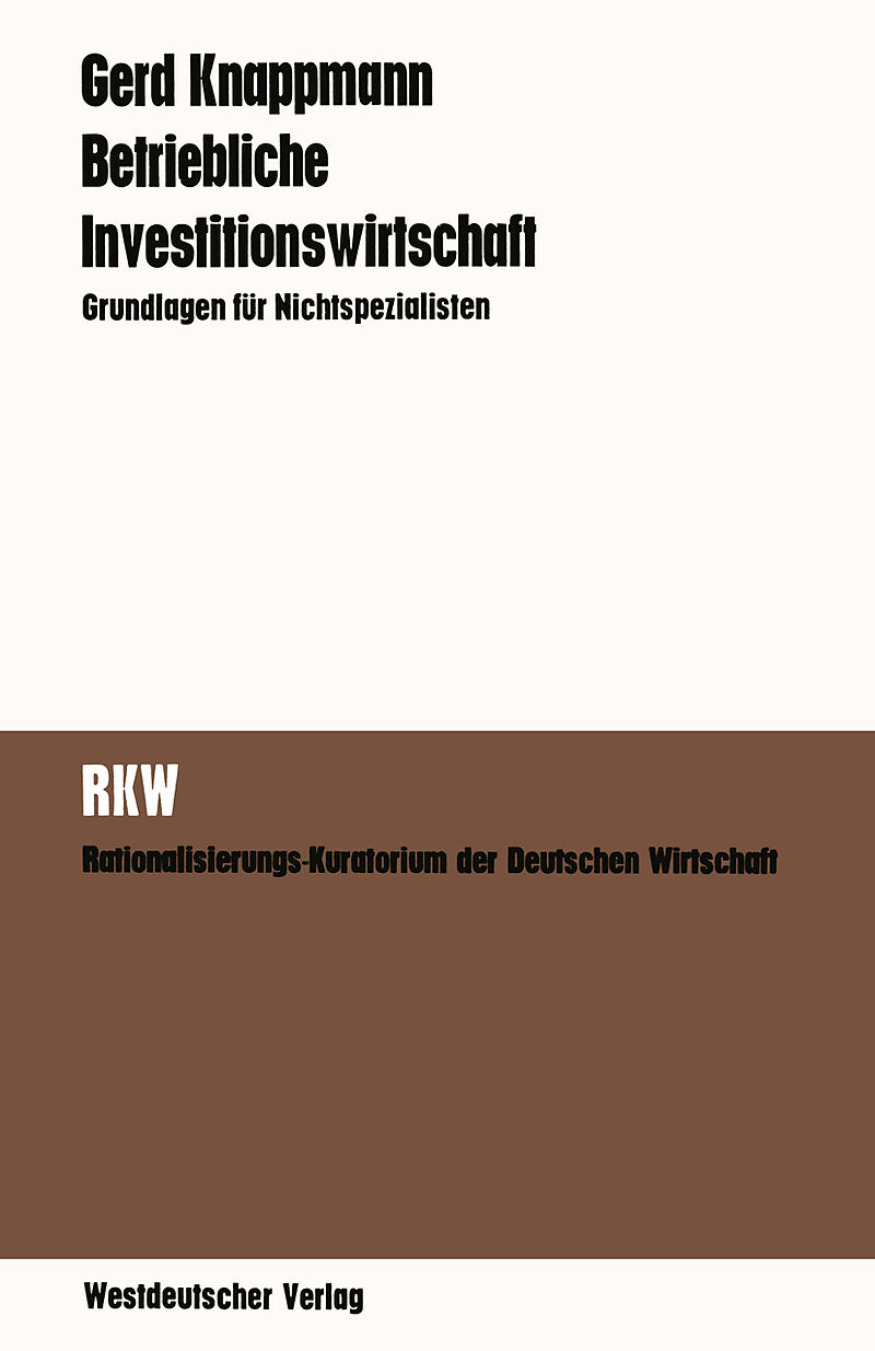 Betriebliche Investitionswirtschaft