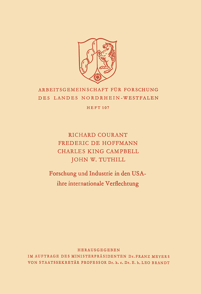 Forschung und Industrie in den USA - ihre internationale Verflechtung