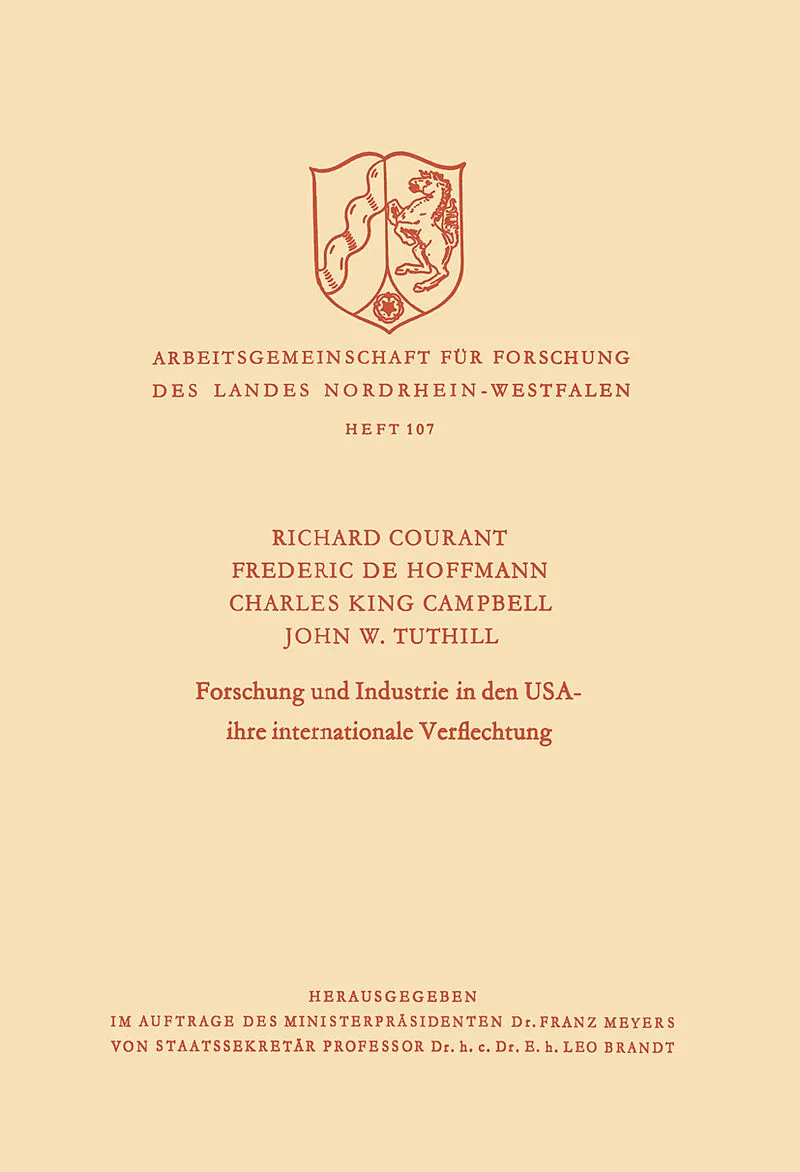 Forschung und Industrie in den USA - ihre internationale Verflechtung