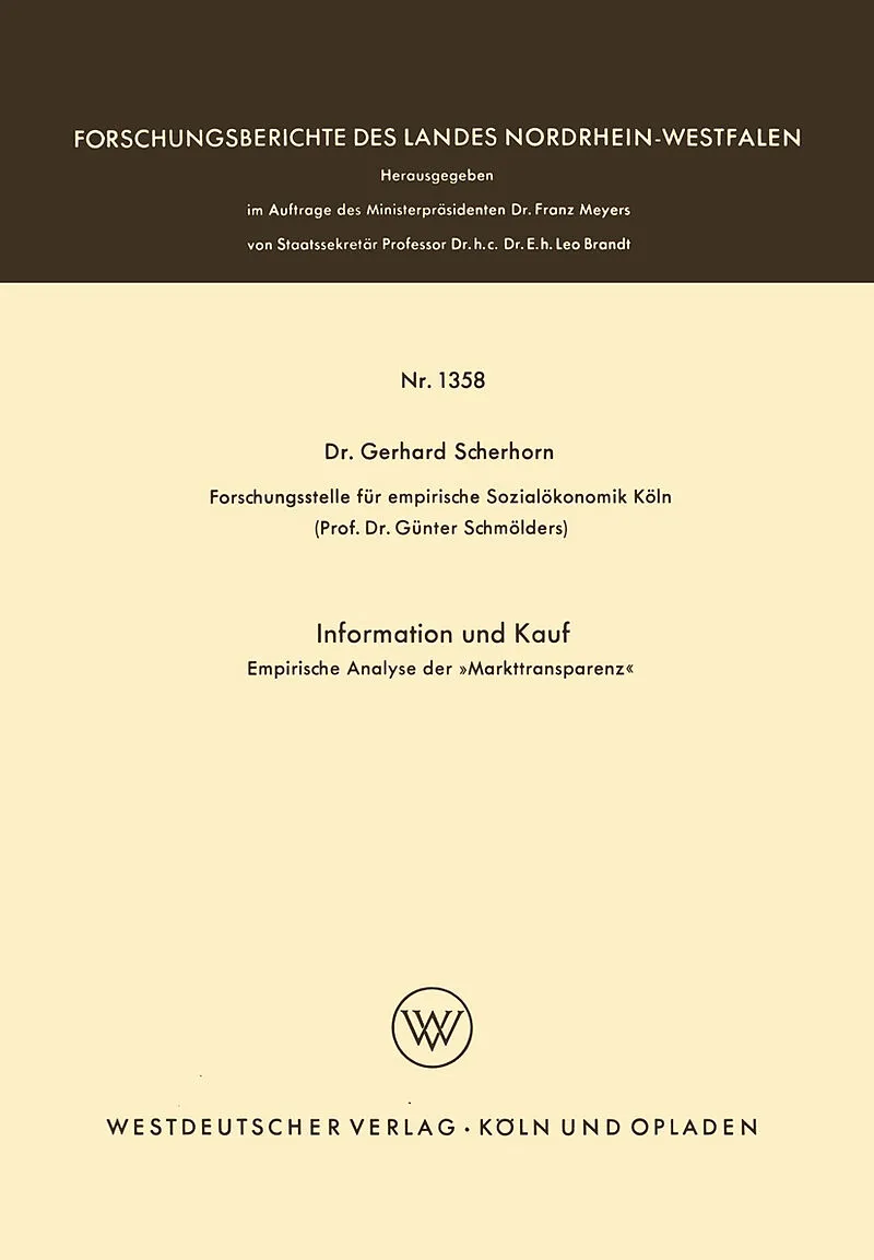 Information und Kauf