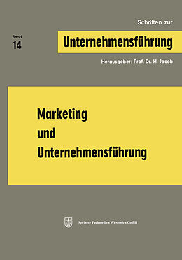 Kartonierter Einband Marketing und Unternehmensführung von Herbert Jacob