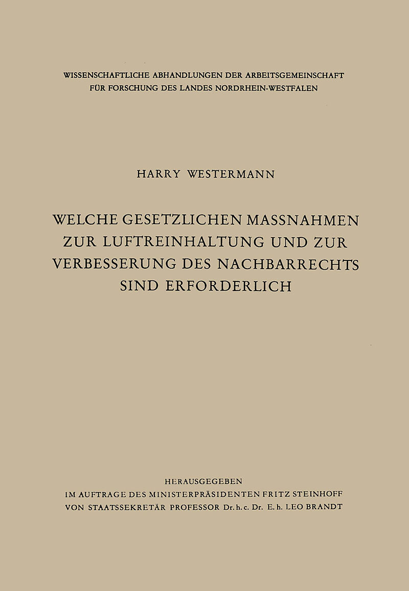 Welche gesetzlichen Maßnahmen zur Luftreinhaltung und zur Verbesserung des Nachbarrechts sind erforderlich?