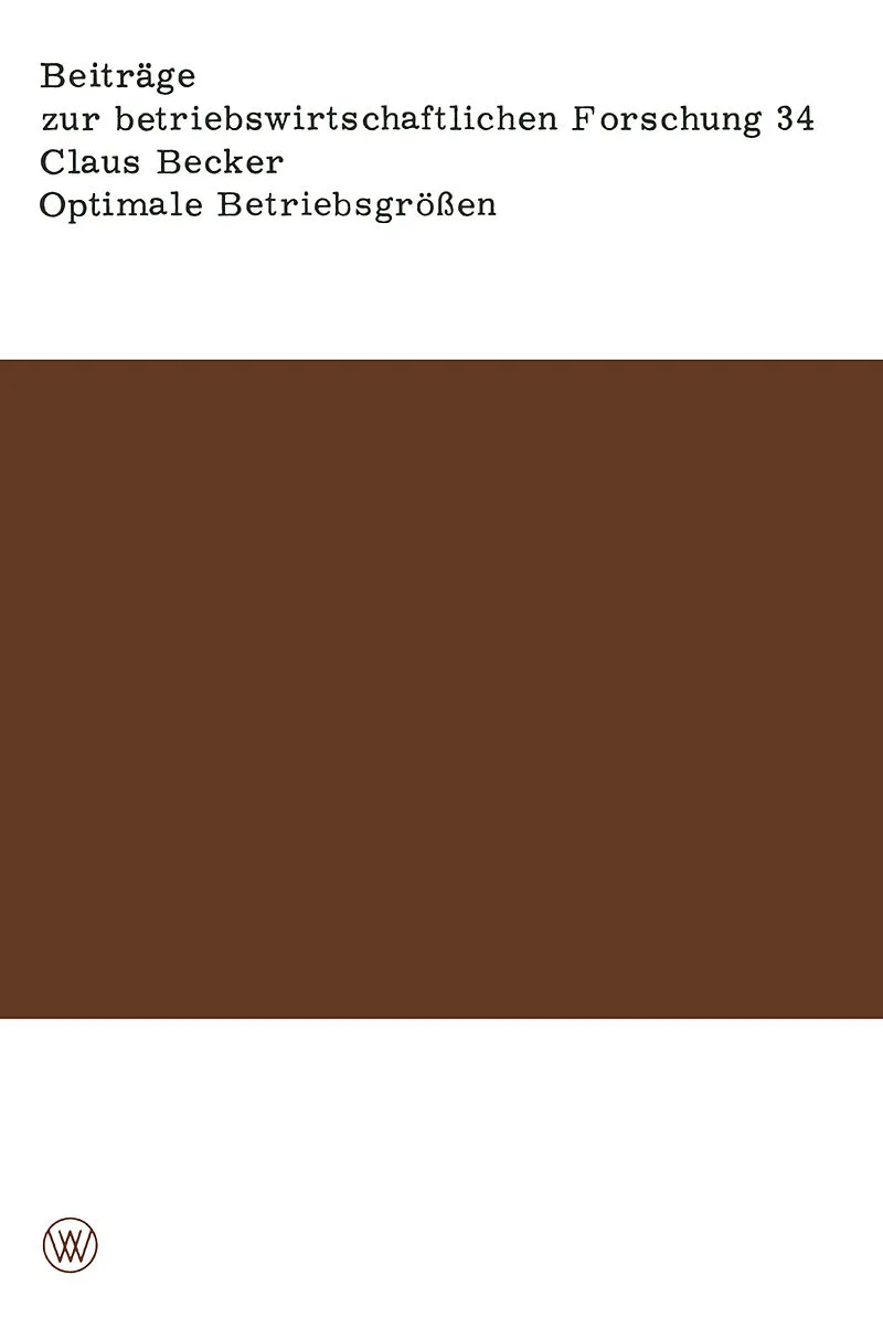 Optimale Betriebsgrößen