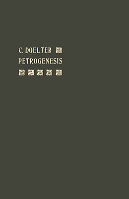 Kartonierter Einband Petrogenesis von Cornelio August Doelter y Cisterich