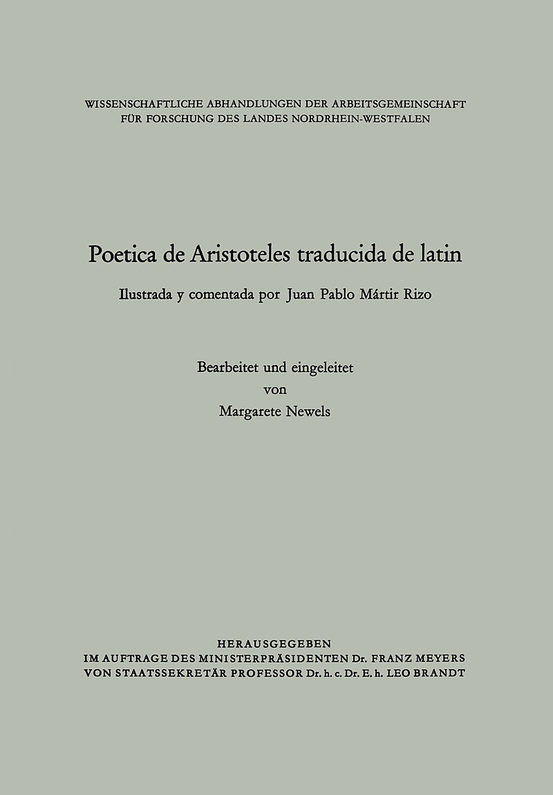 Poetica de Aristoteles traducida de latin