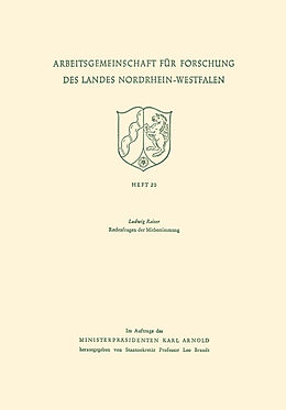 Kartonierter Einband Rechtsfragen der Mitbestimmung von Ludwig Raiser