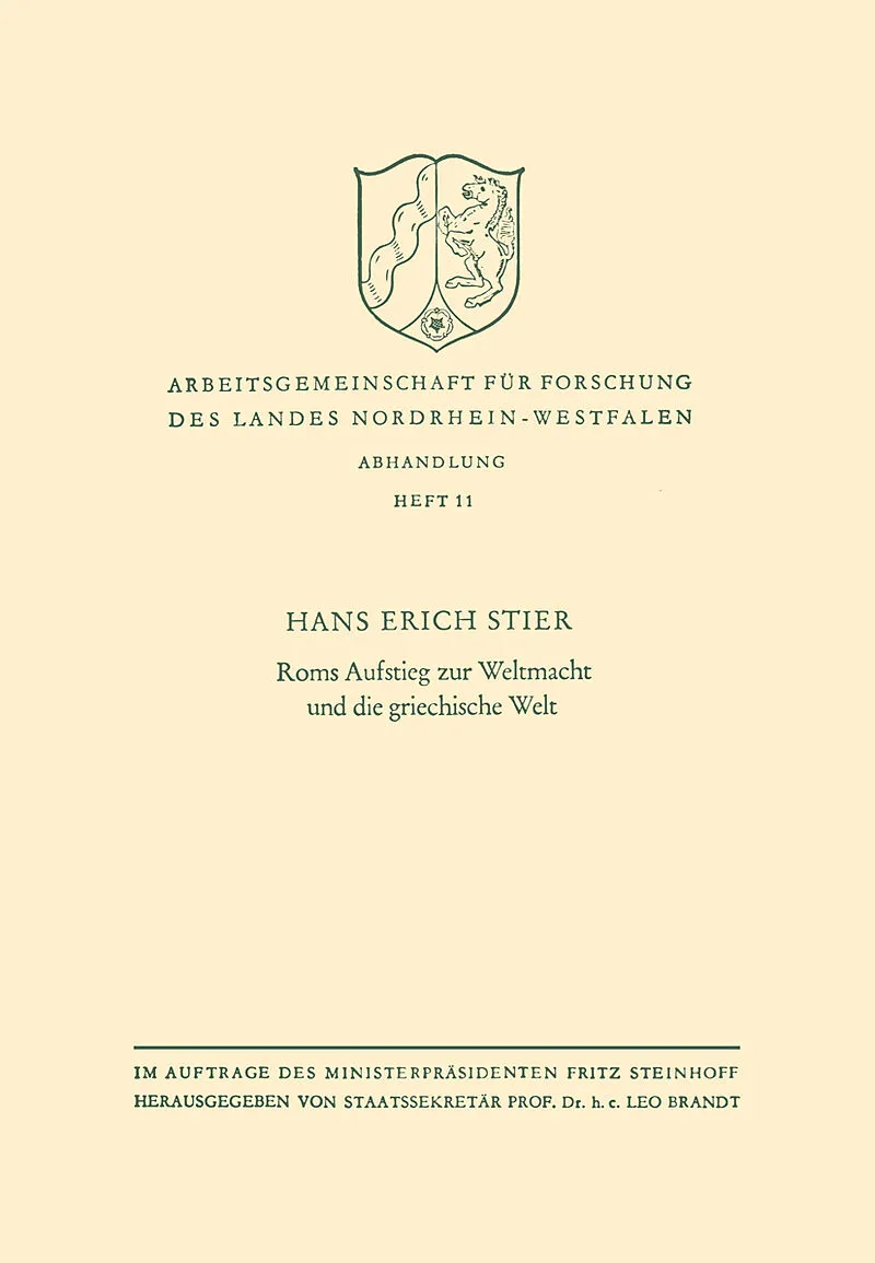Roms Aufstieg zur Weltmacht und die griechische Welt