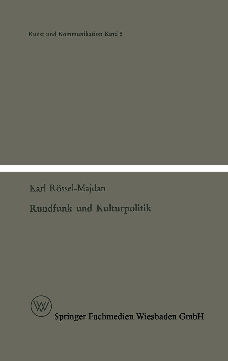 Rundfunk und Kulturpolitik