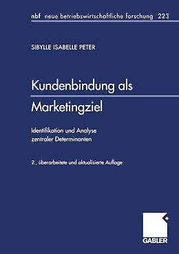 E-Book (pdf) Kundenbindung als Marketingziel von Sibylle Isabelle Peter